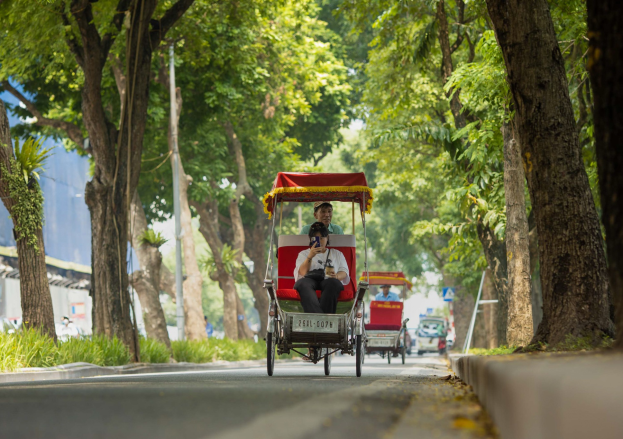 Ride a cyclo and see Hanoi from a unique perspective