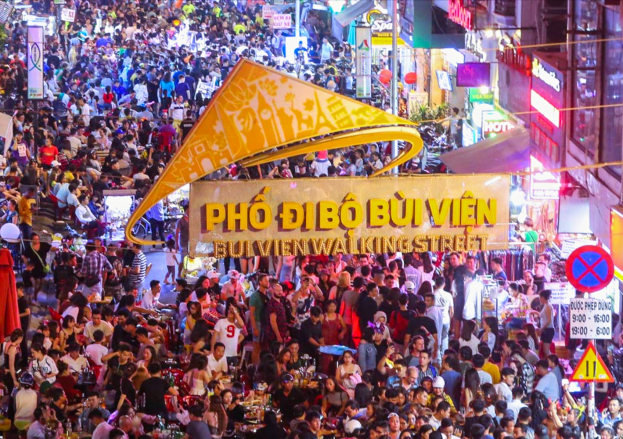 Feel the beat of Bui Vien – Saigon’s street of lights, music and beer
