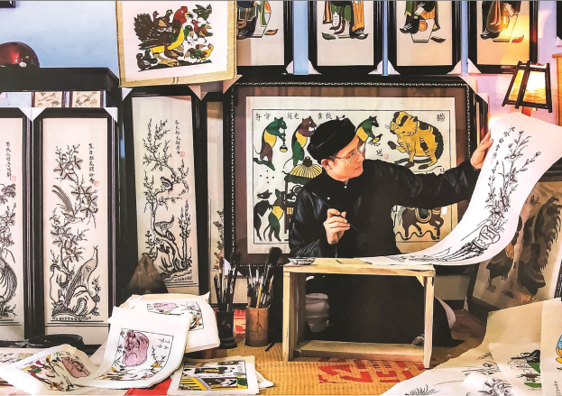 Unveil the Artistic Heritage of Dong Ho Folk Woodcut Paintings