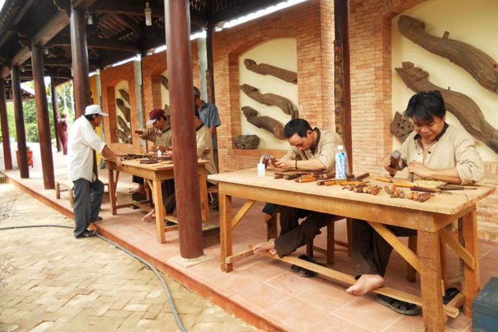 Discover the art of Woodworking at Kim Bong carpentry village