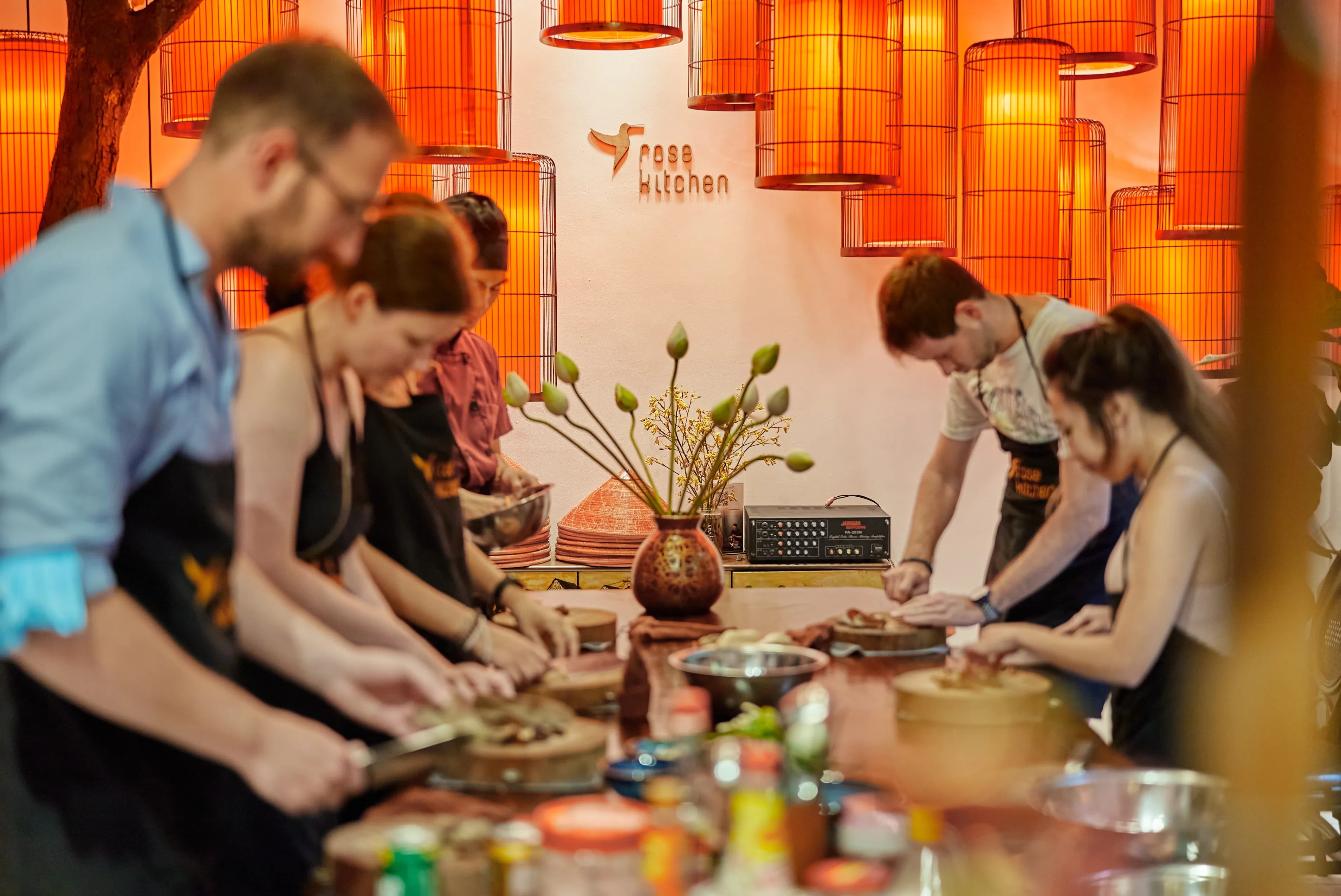 Discover Hanoi cuisine through an exciting market visit and cooking class