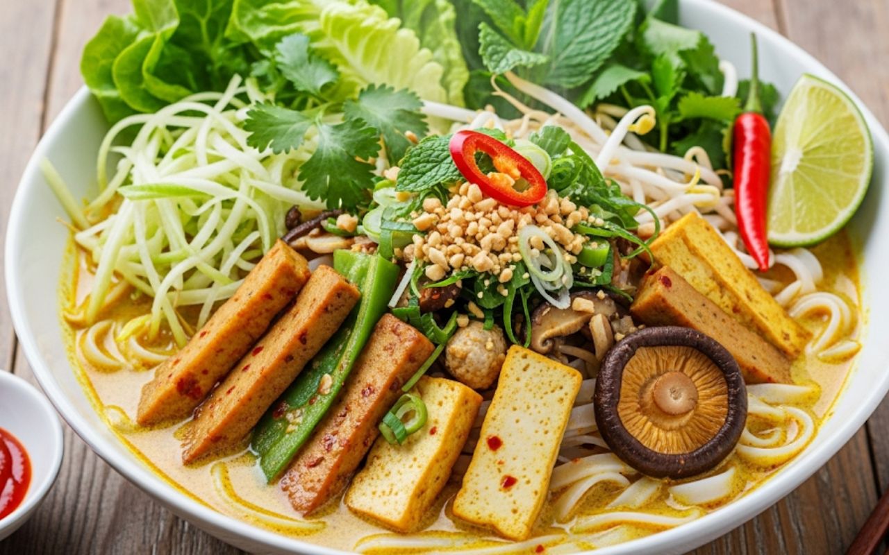 Savor vegetarian Mi Quang: The culinary essence of Central Vietnam