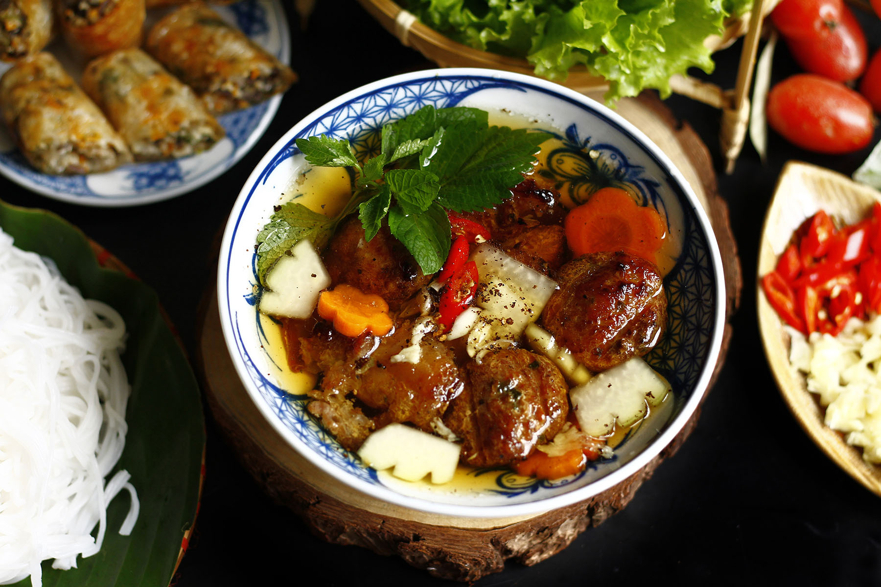 Don’t forget to savor the renowned "Bún chả" in Hanoi