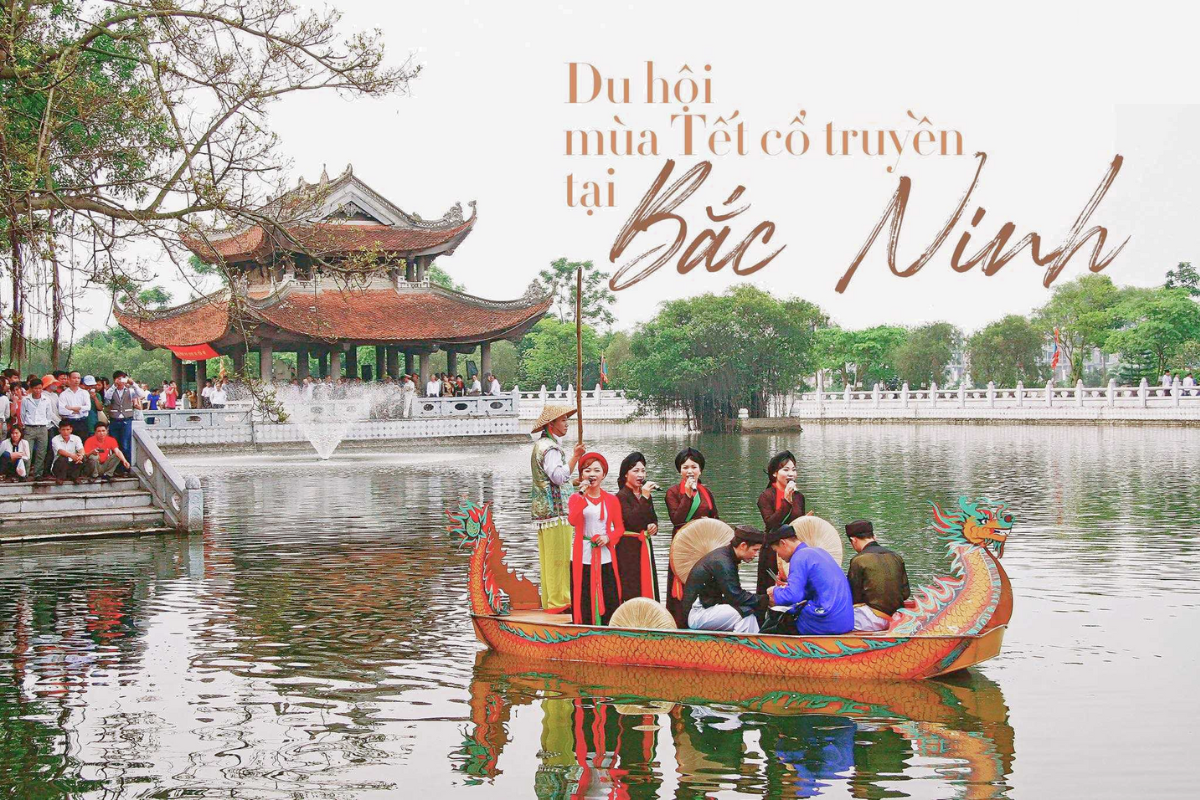 Liền chị Quan họ trong trang phục truyền thống