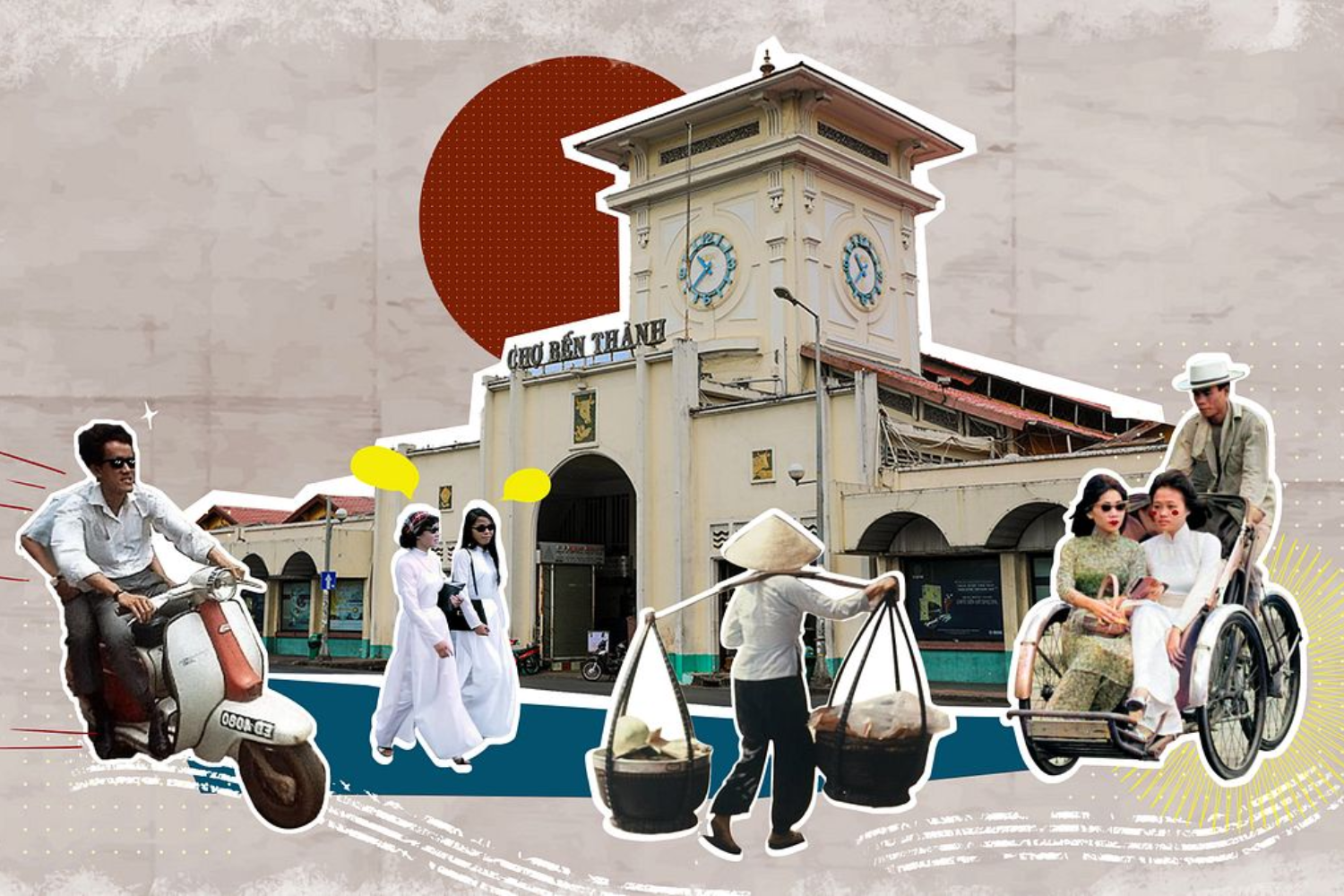 Wander the bustling Ben Thanh Market and feel the pulse of old Saigon