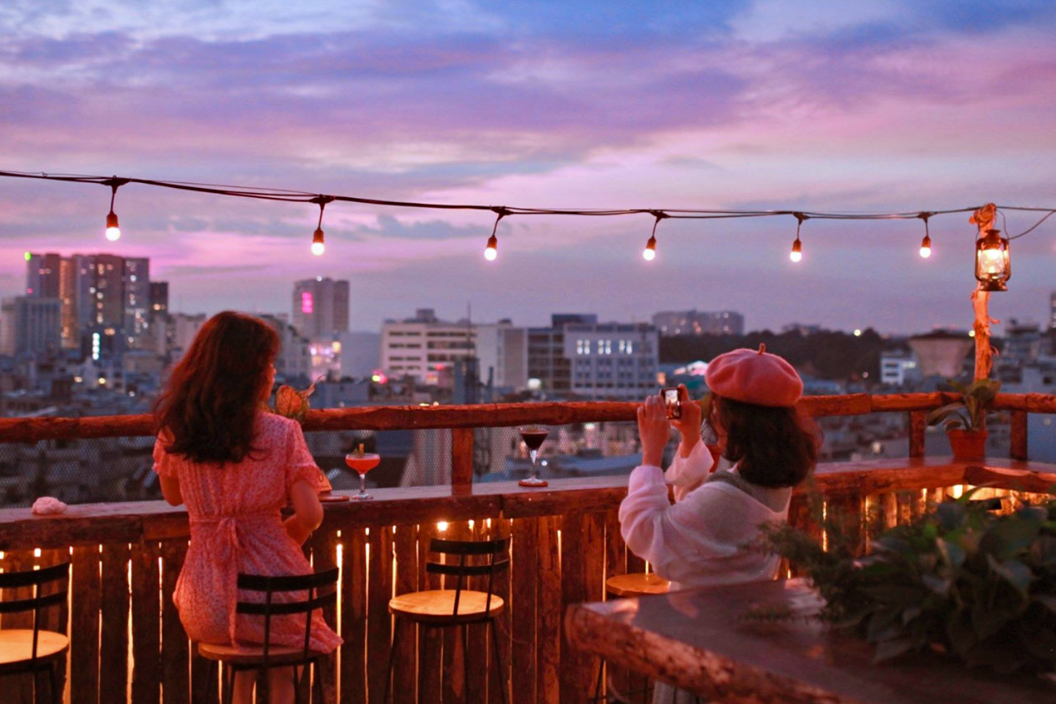 Catch a rooftop sunset and see Ho Chi Minh City light up