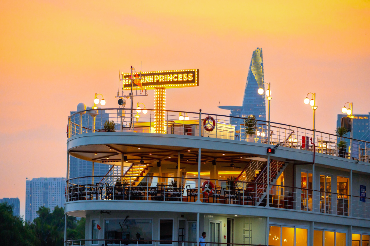 Cruise the Saigon River and watch the city flow