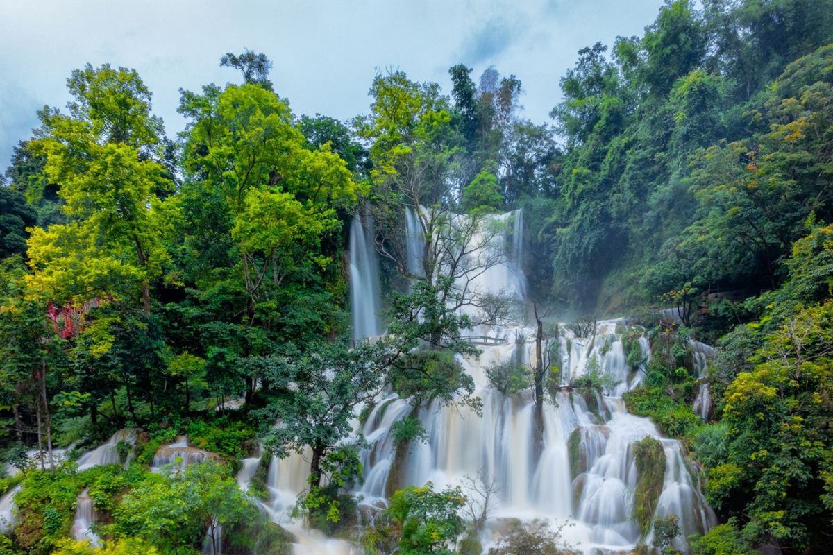Cool Off Under the Misty Veil of Dai Yem Waterfall
